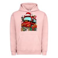 Pigment Salmon christmas bus driver Urban Hoodie - Zillion Design Studio