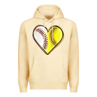 Pina Colada baseball and softball heart Premium Hoodie - texasbilliewilder