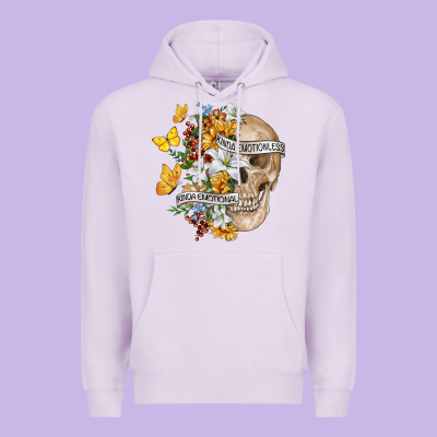 Kinda Emotional Kinda Emotionless Premium Hoodie Designed By Ranaportraitstore