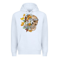White Kinda Emotional Kinda Emotionless Premium Hoodie - RanaPortraitStore