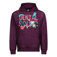 Mauve Wine dental squad with cowhide Urban Hoodie - texasbilliewilder