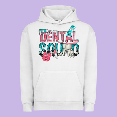 Urban Hoodie dental squad with cowhide