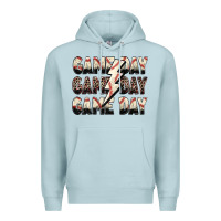 Blue Mist game day game day baseball lightning bolt Premium Hoodie - Zillion Design Studio