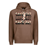 Chestnut game day game day baseball lightning bolt Premium Hoodie - Zillion Design Studio