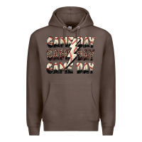 Coffee game day game day baseball lightning bolt Premium Hoodie - Zillion Design Studio