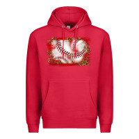Cardinal baseball background Premium Hoodie - texasbilliewilder