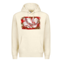 Sandshell baseball background Premium Hoodie - texasbilliewilder