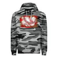 Slate Camo baseball background Premium Hoodie - texasbilliewilder