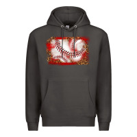 Smoke baseball background Premium Hoodie - texasbilliewilder