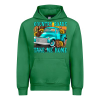 Emerald country roads take me home western Urban Hoodie - texasbilliewilder
