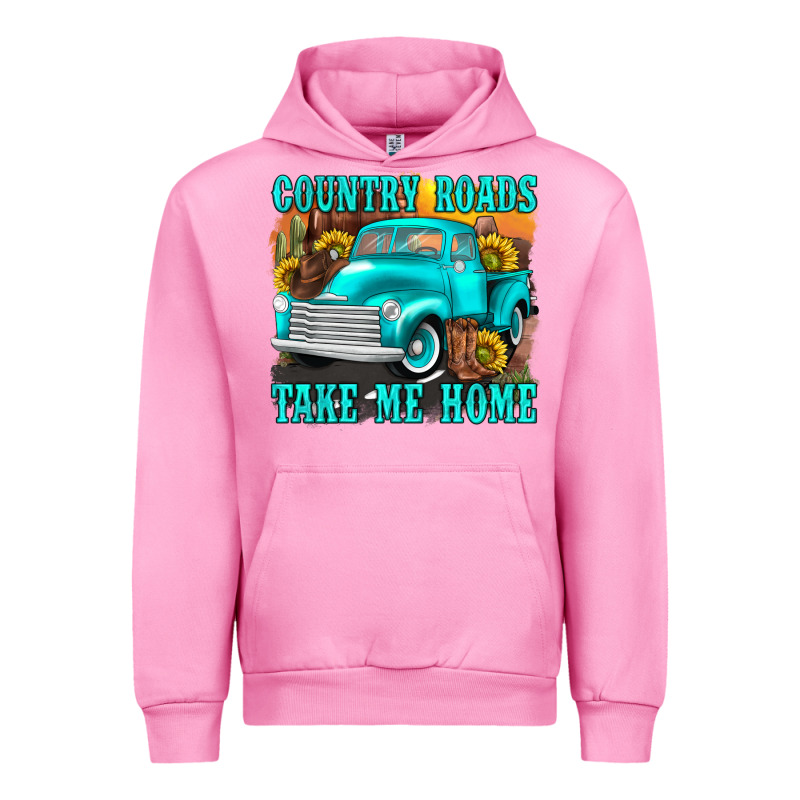 Country Roads Take Me Home Western Urban Hoodie by texasbilliewilder | Teevron