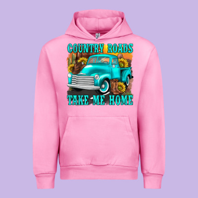 Urban Hoodie country roads take me home western