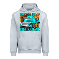 Heather Grey country roads take me home western Urban Hoodie - texasbilliewilder