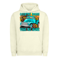 Pigment Pistachio country roads take me home western Urban Hoodie - texasbilliewilder
