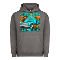 Pigment Tornado country roads take me home western Urban Hoodie - texasbilliewilder