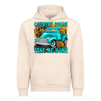 Sandshell country roads take me home western Urban Hoodie - texasbilliewilder