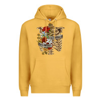 Mustard Kinda Emotionless Kinda Emotional Skeleton Premium Hoodie - RanaPortraitStore