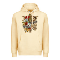 Pina Colada Kinda Emotionless Kinda Emotional Skeleton Premium Hoodie - RanaPortraitStore