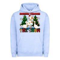 Pigment Grape Ice honking through the snow Urban Hoodie - Zillion Design Studio