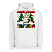 Pigment Lunar Rock honking through the snow Urban Hoodie - Zillion Design Studio
