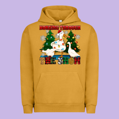 Honking Through The Snow Urban Hoodie Designed By Zillion Design Studio