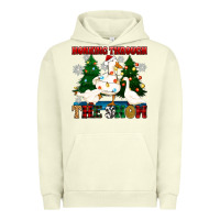 Pigment Pistachio honking through the snow Urban Hoodie - Zillion Design Studio