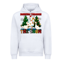 White honking through the snow Urban Hoodie - Zillion Design Studio