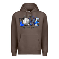 Coffee for the love of the game volleyball Premium Hoodie - Zillion Design Studio