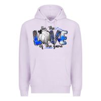 Lilac for the love of the game volleyball Premium Hoodie - Zillion Design Studio