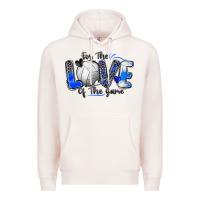 Pale Pink for the love of the game volleyball Premium Hoodie - Zillion Design Studio