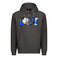 Smoke for the love of the game volleyball Premium Hoodie - Zillion Design Studio