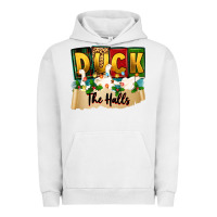 Pigment Lunar Rock christmas duck the halls Urban Hoodie - Zillion Design Studio