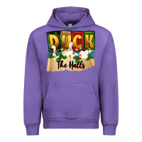 Tulip christmas duck the halls Urban Hoodie - Zillion Design Studio