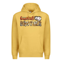Antique Gold baseball brother with leopard Premium Hoodie - texasbilliewilder