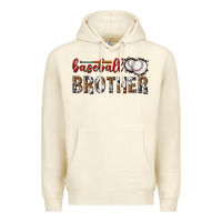 Sandshell baseball brother with leopard Premium Hoodie - texasbilliewilder