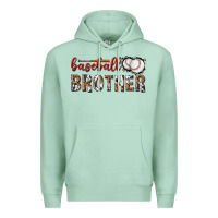 Seafoam baseball brother with leopard Premium Hoodie - texasbilliewilder
