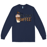 Navy but first coffee Long Sleeve Tee - BarkalooDesign