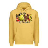 Antique Gold for the love of the game softball Premium Hoodie - Zillion Design Studio
