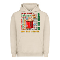 Pigment French Oak tis the season Urban Hoodie - Zillion Design Studio