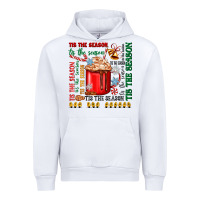 White tis the season Urban Hoodie - Zillion Design Studio