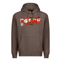 Coffee baseball coach Premium Hoodie - texasbilliewilder