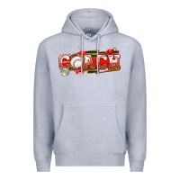Heather Grey baseball coach Premium Hoodie - texasbilliewilder