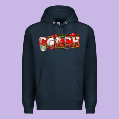 Baseball Coach Premium Hoodie Designed By Texasbilliewilder