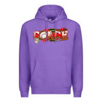 Purple baseball coach Premium Hoodie - texasbilliewilder