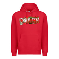 Red baseball coach Premium Hoodie - texasbilliewilder