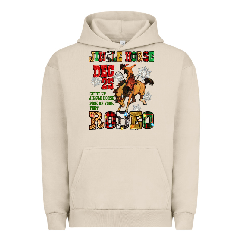 Jingle Horse Dec 25 Giddy Jingle Horse Pick Up Fee Urban Hoodie by Zillion Design Studio | Teevron