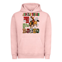Pigment Salmon jingle horse dec 25 giddy jingle horse pick up fee Urban Hoodie - Zillion Design Studio