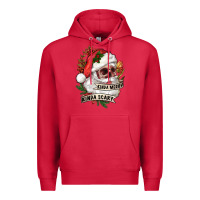 Cardinal Kinda merry kinda scary Premium Hoodie - RanaPortraitStore