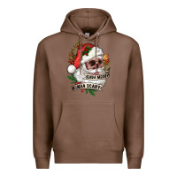 Chestnut Kinda merry kinda scary Premium Hoodie - RanaPortraitStore