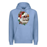 Colony Blue Kinda merry kinda scary Premium Hoodie - RanaPortraitStore
